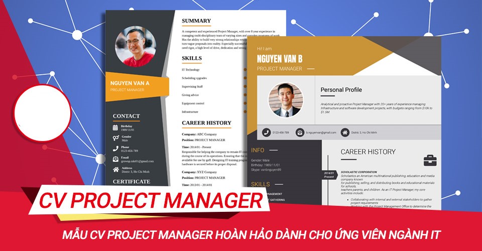 Vai trò quan trọng của CV xin việc cho vị trí project manager