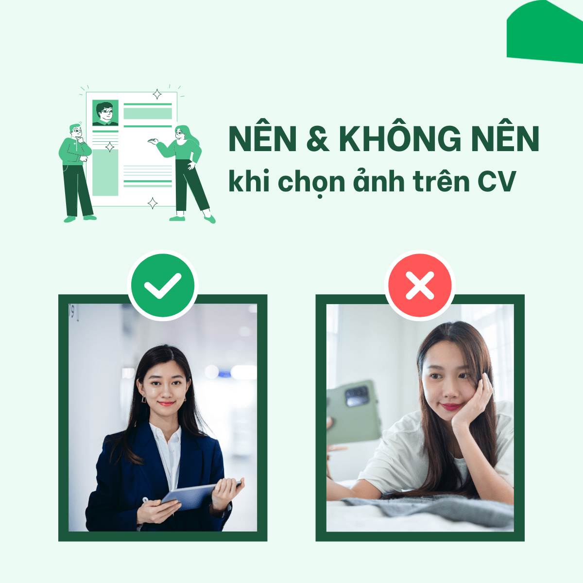 Hướng dẫn chọn ảnh trong CV: Những điều nên làm và cần tránh