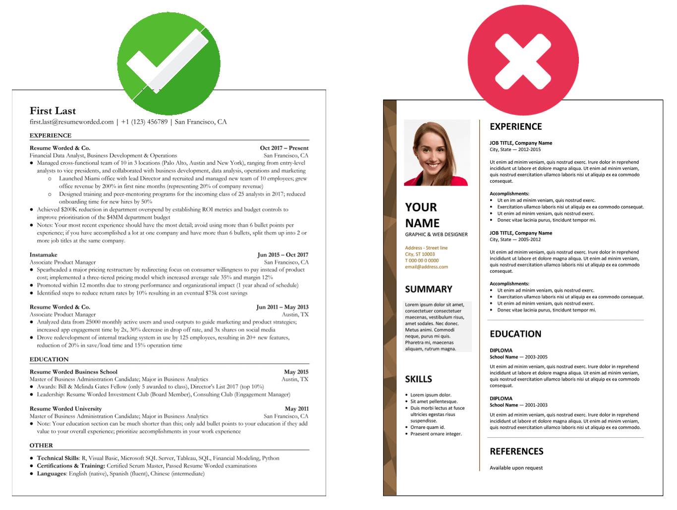 CV đẹp mắt, dễ đọc và chuẩn ATS