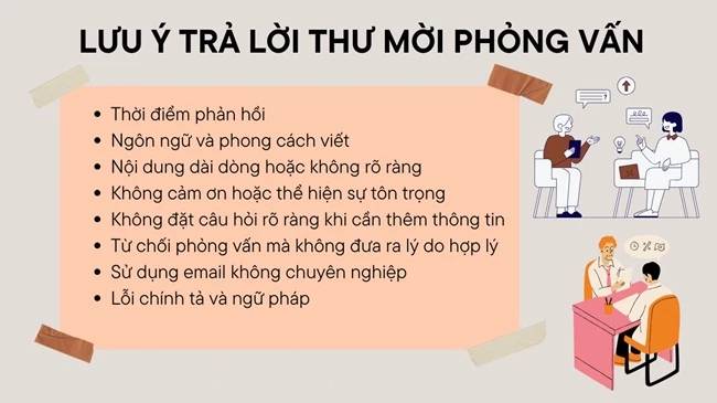 Những điểm bạn nên ghi nhớ khi trả lời email mời phỏng vấn