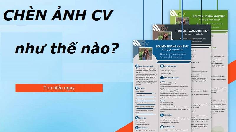 Đặt ảnh trong CV ra sao?