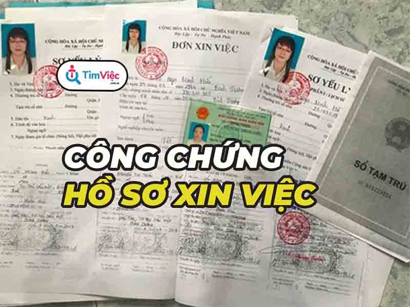 Hồ sơ xin việc có cần đem đi công chứng trước khi nộp?