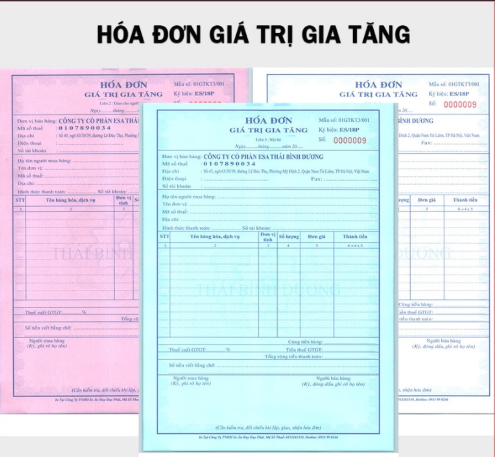 Hoá đơn đỏ hay Hoá đơn giá trị gia tăng 