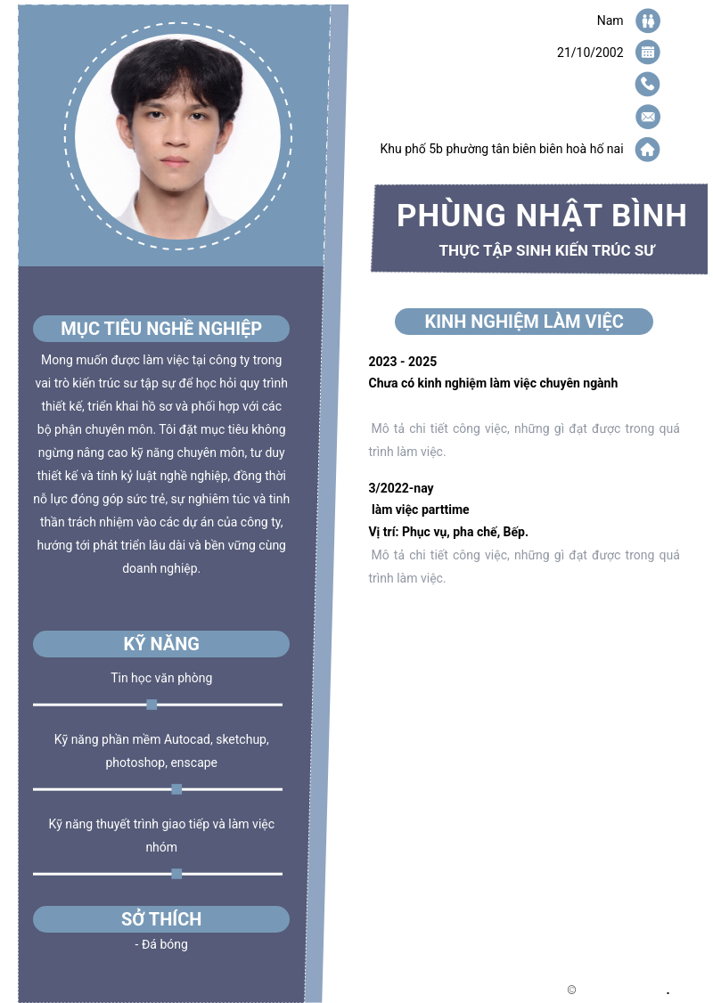 CV ứng viên