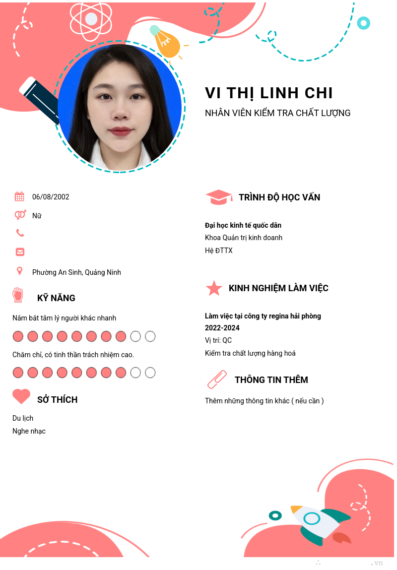 CV ứng viên