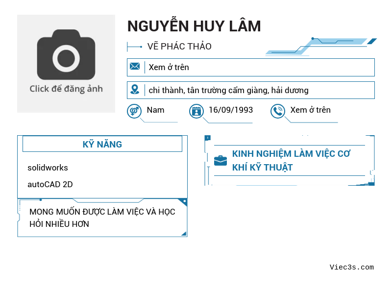 CV ứng viên
