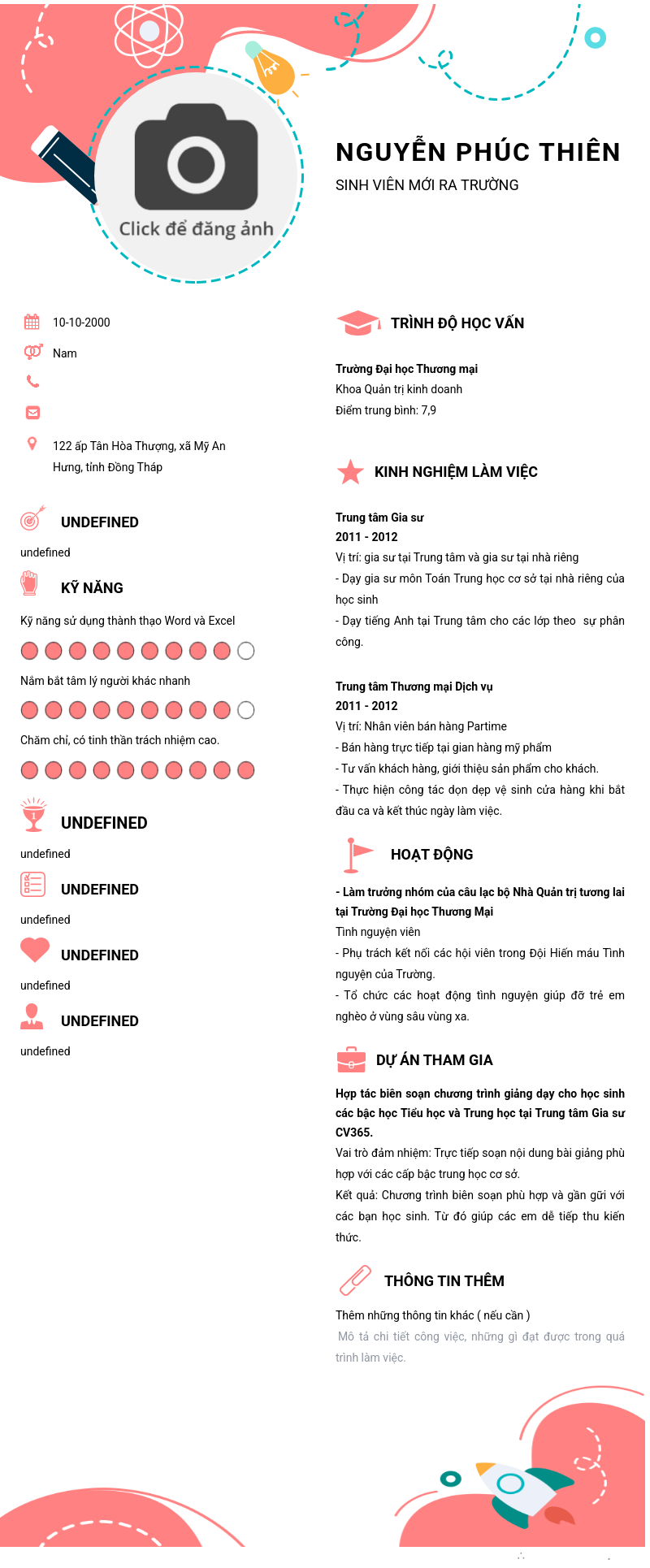 CV ứng viên