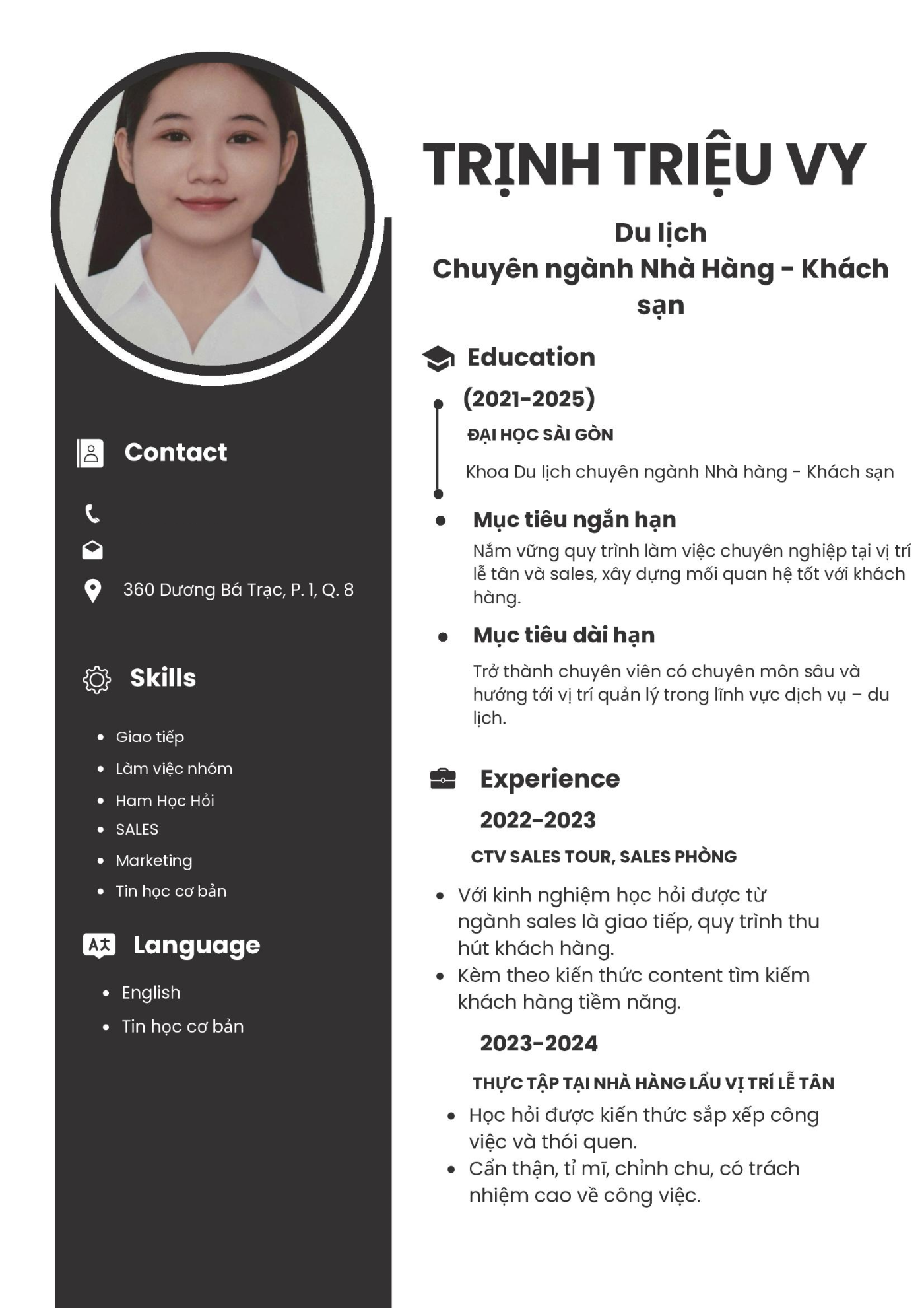 CV ứng viên