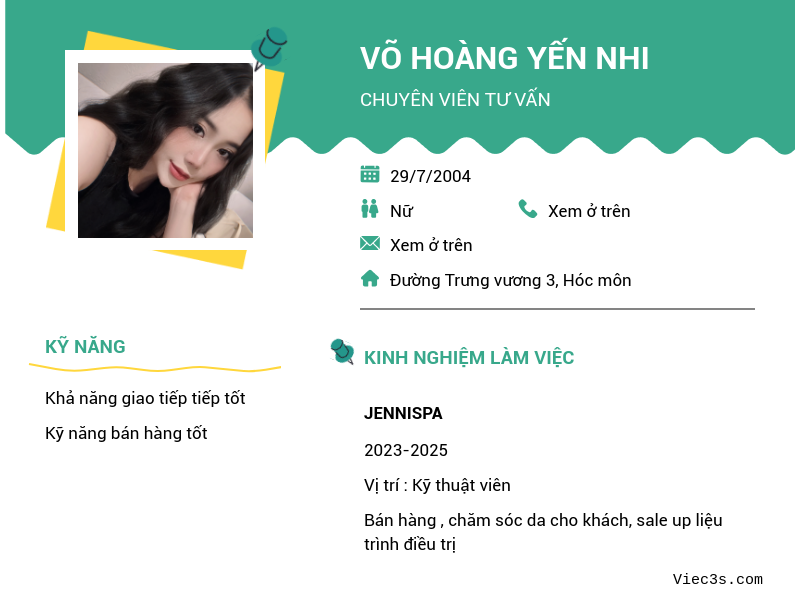 CV ứng viên
