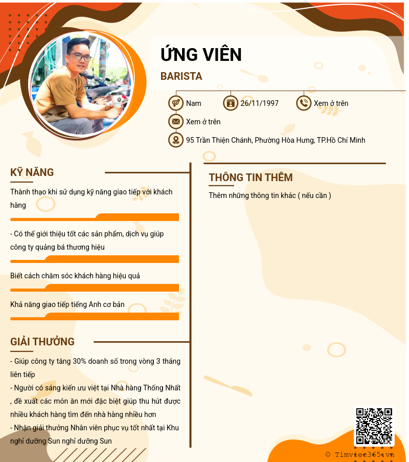 CV ứng viên