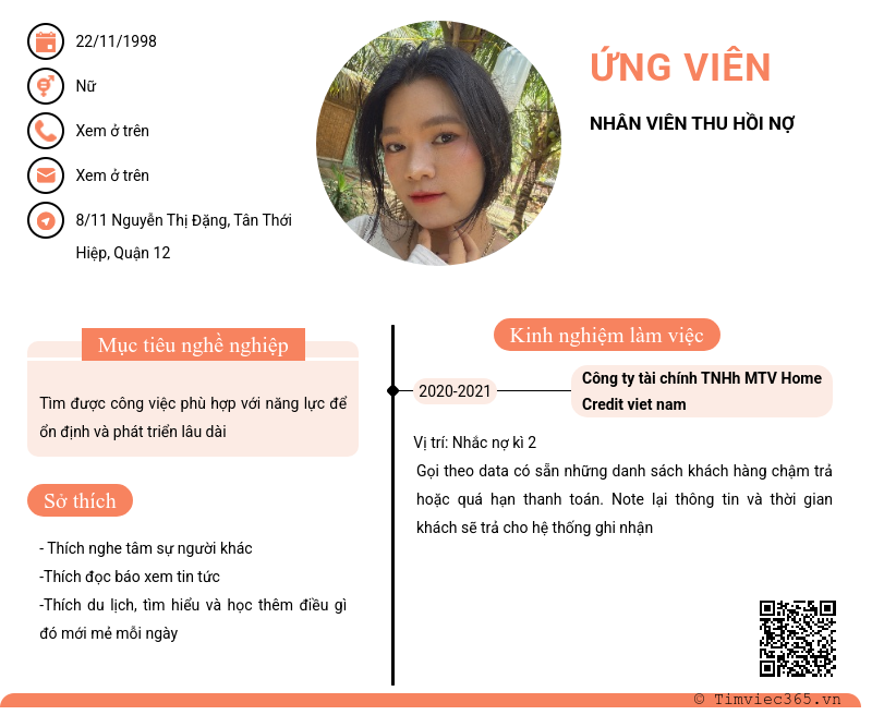CV ứng viên