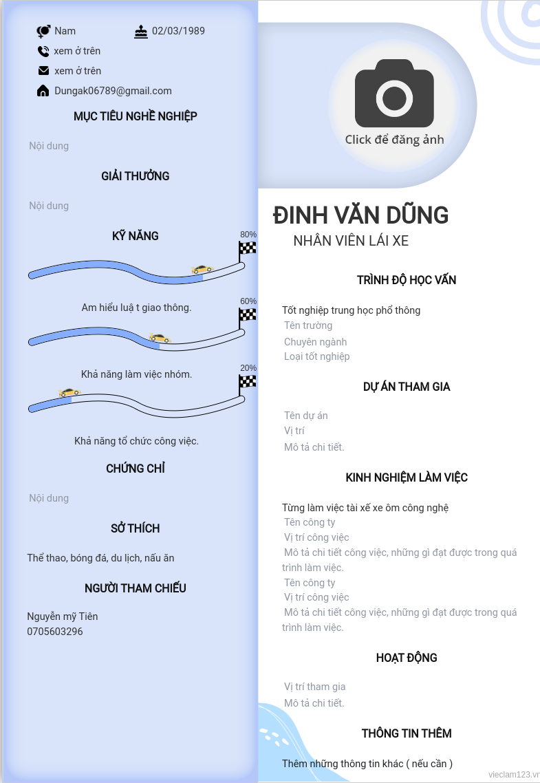 CV ứng viên
