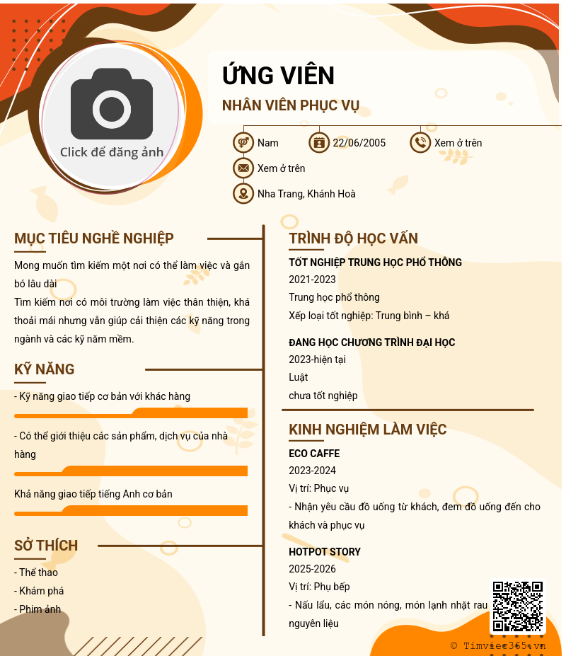 CV ứng viên