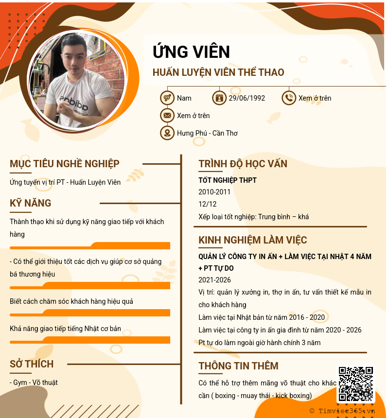 CV ứng viên