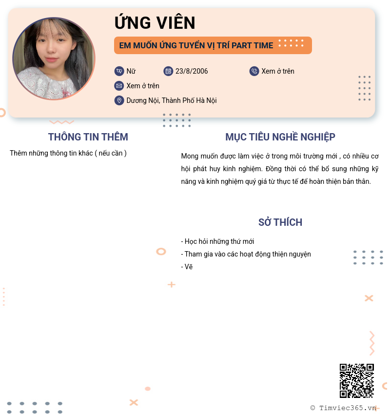 CV ứng viên