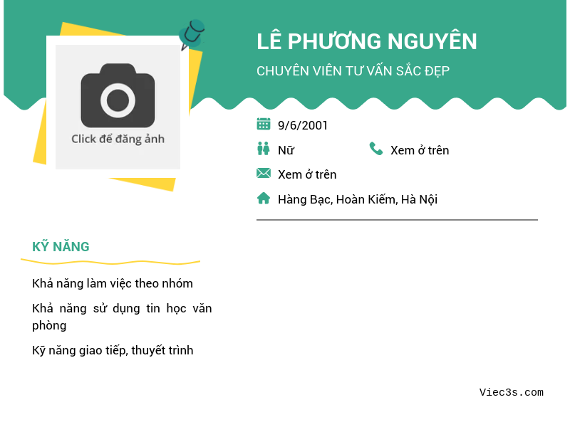 CV ứng viên