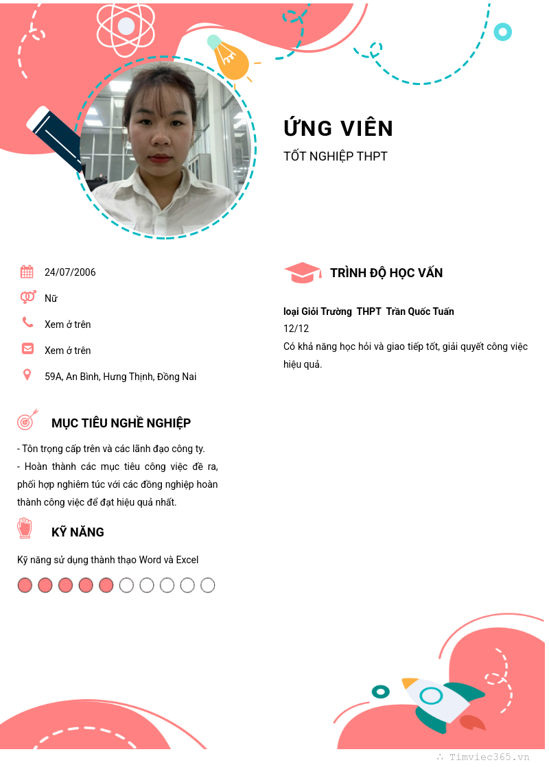 CV ứng viên