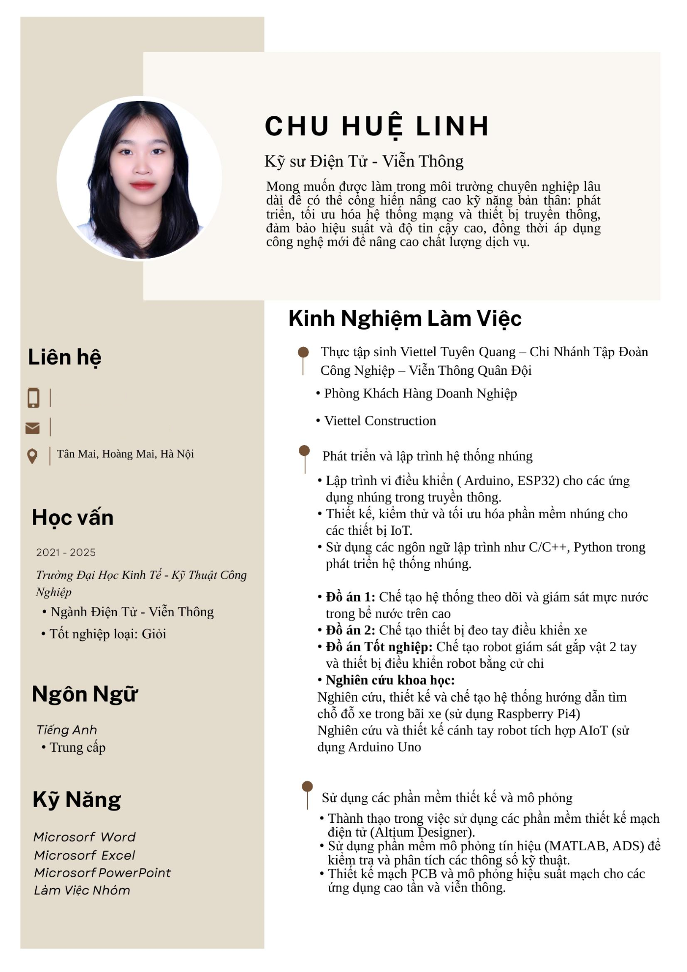 CV ứng viên