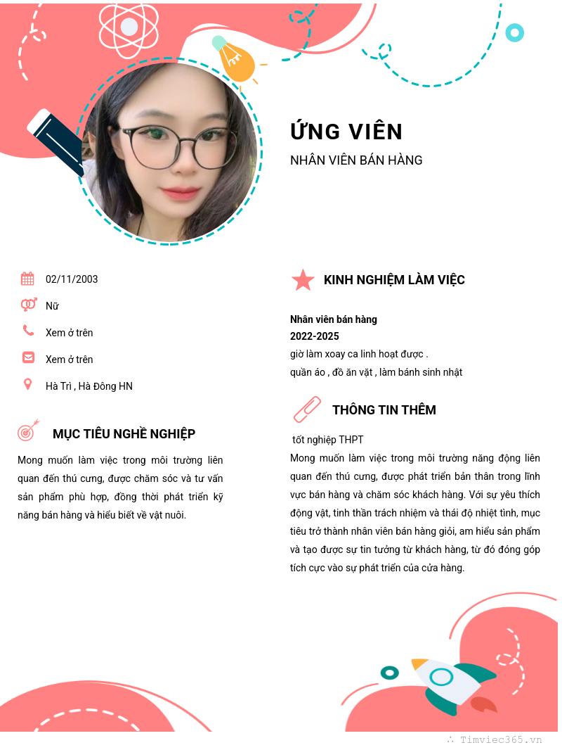CV ứng viên
