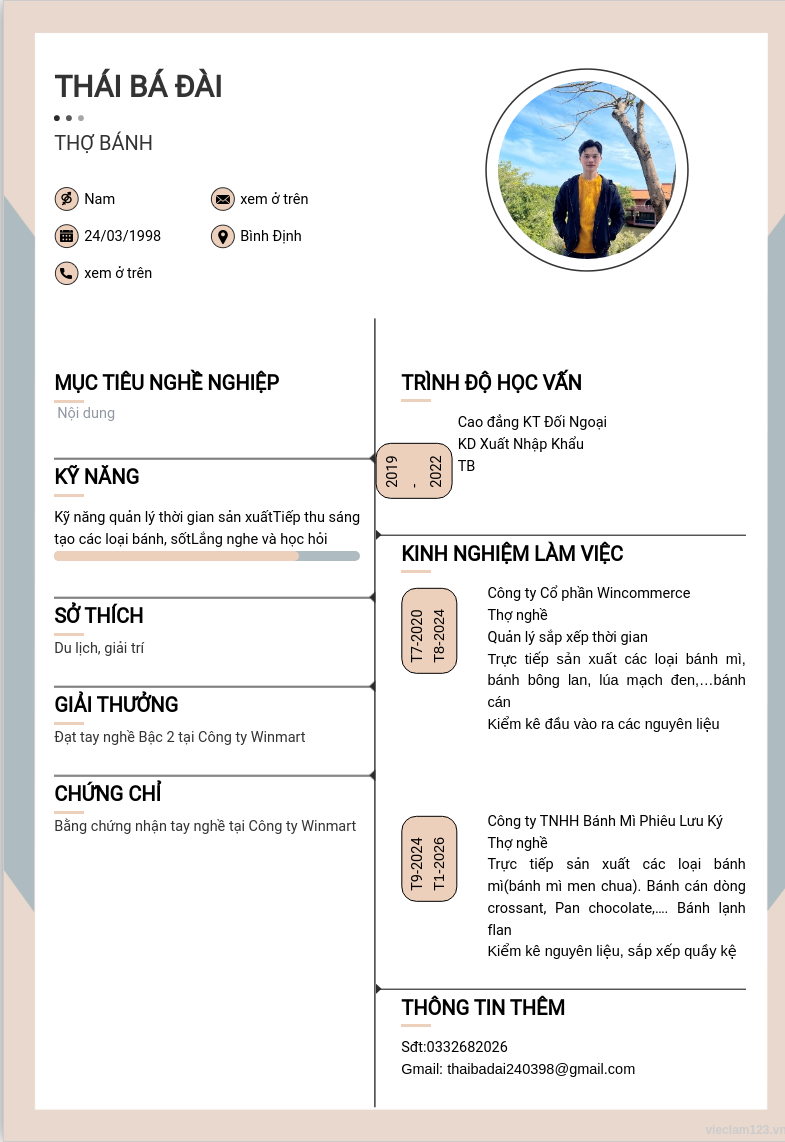 CV ứng viên