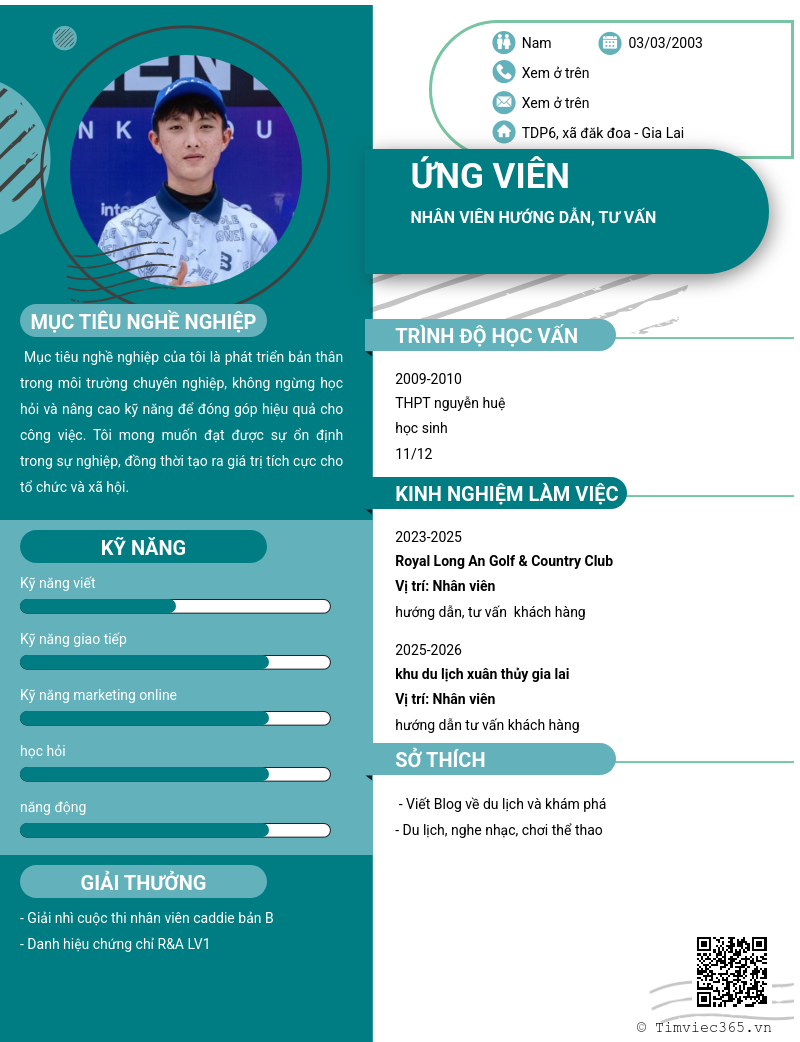 CV ứng viên