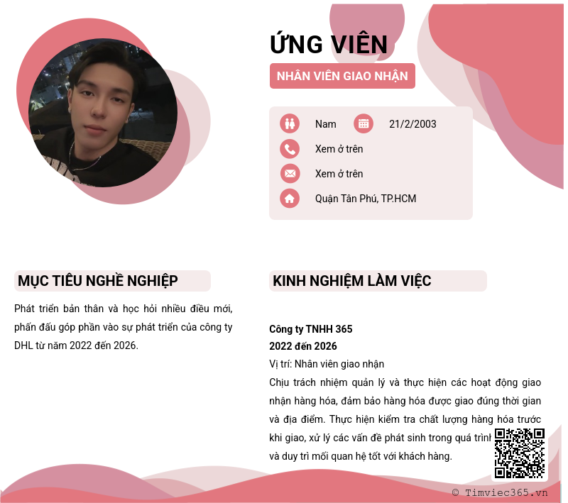 CV ứng viên