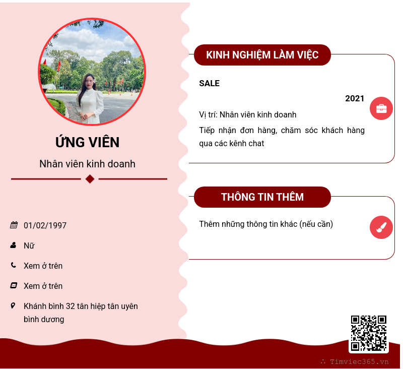 CV ứng viên