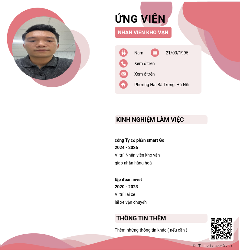 CV ứng viên