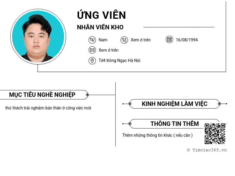 CV ứng viên