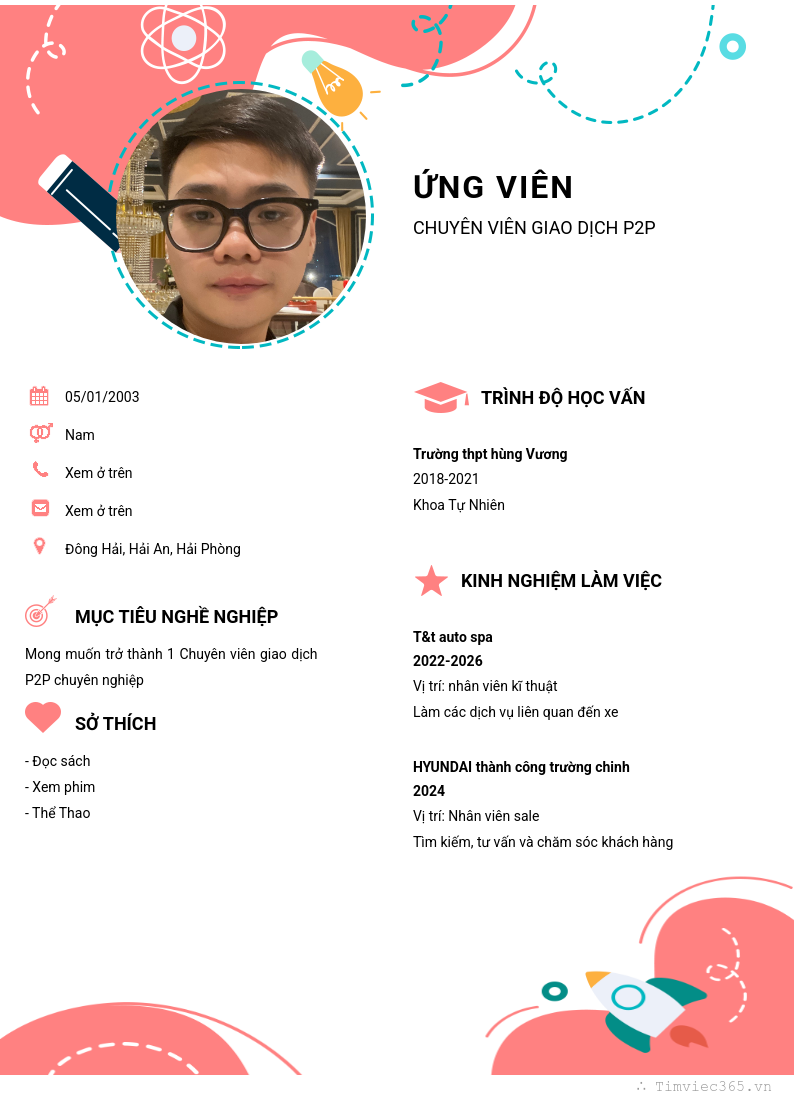 CV ứng viên