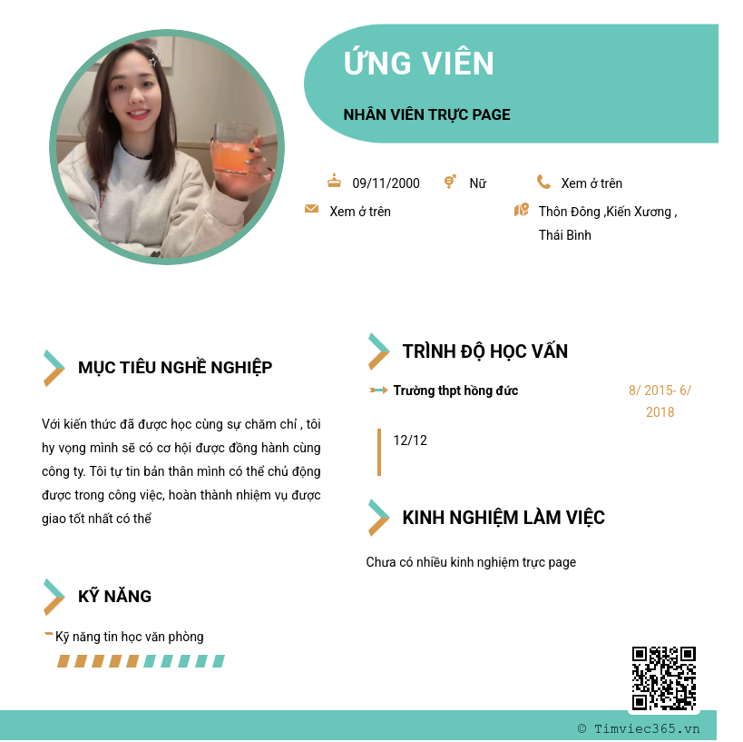 CV ứng viên