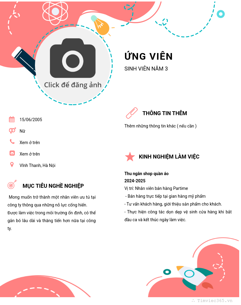 CV ứng viên