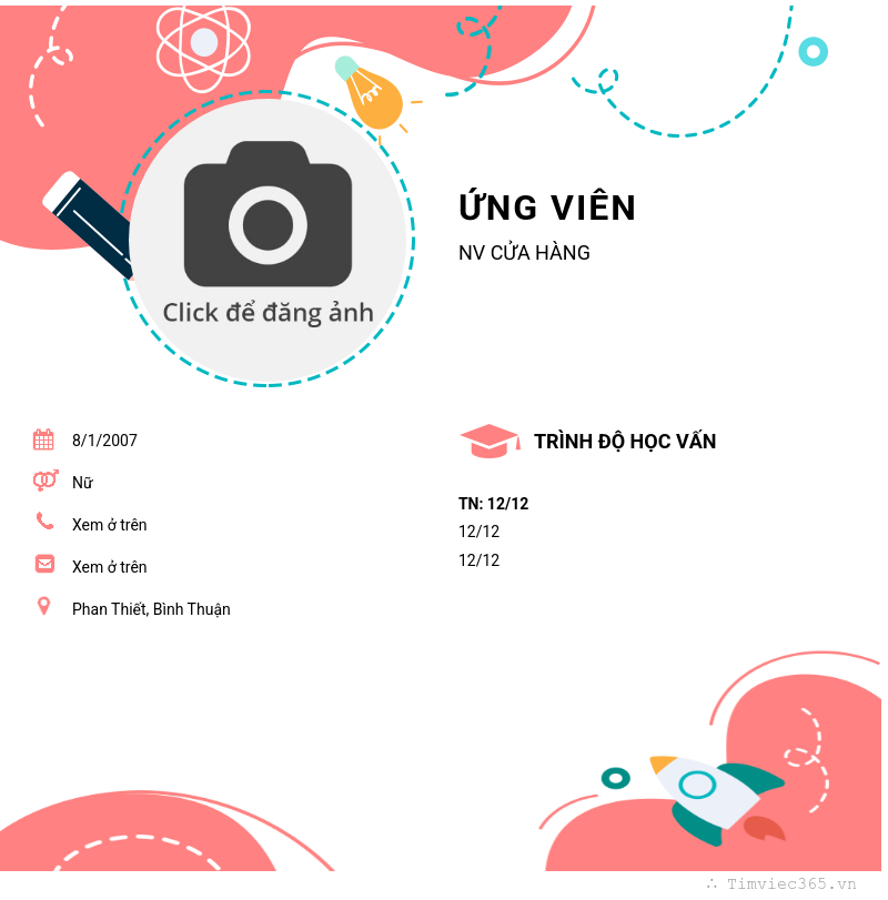 CV ứng viên