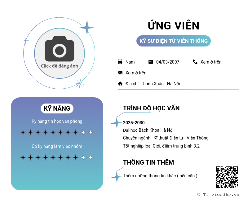 CV ứng viên