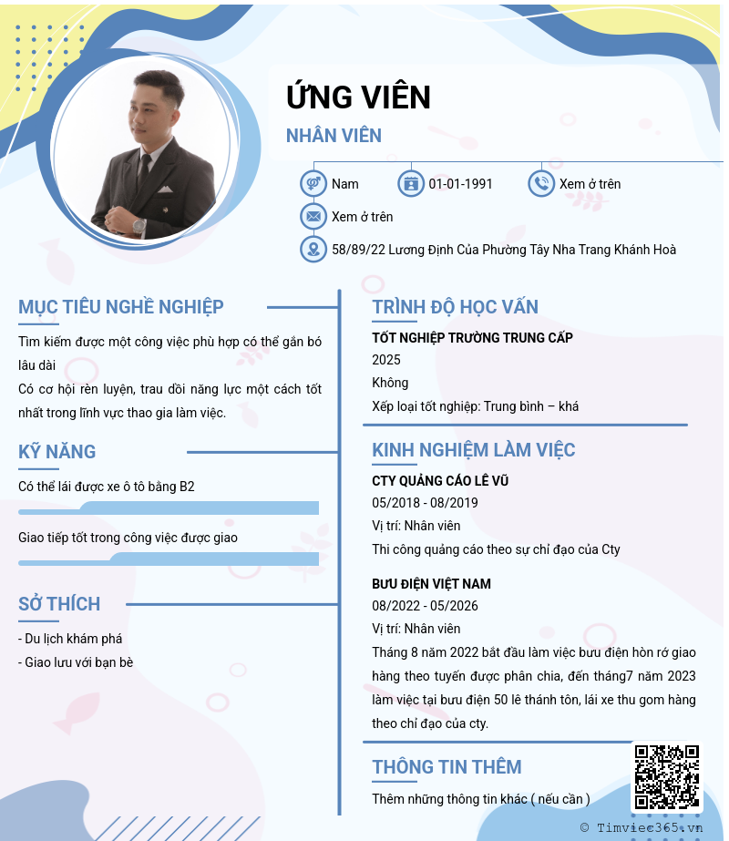 CV ứng viên
