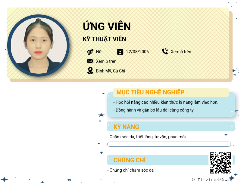 CV ứng viên
