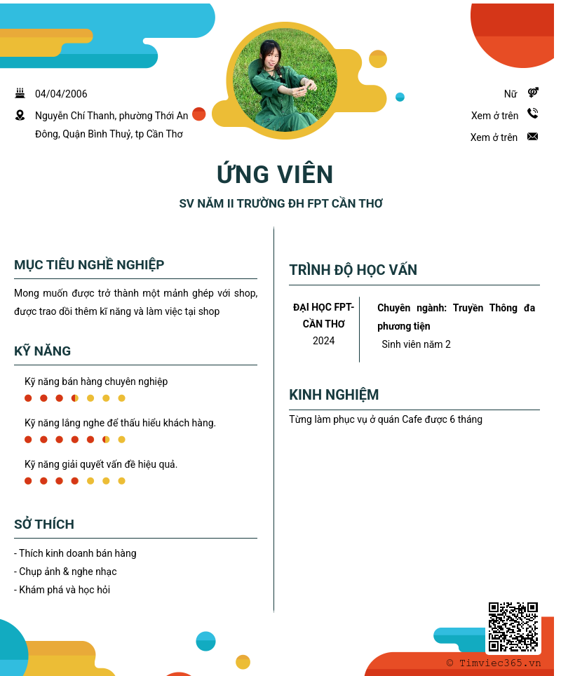 CV ứng viên