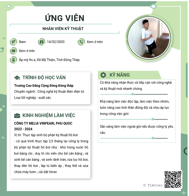 CV ứng viên