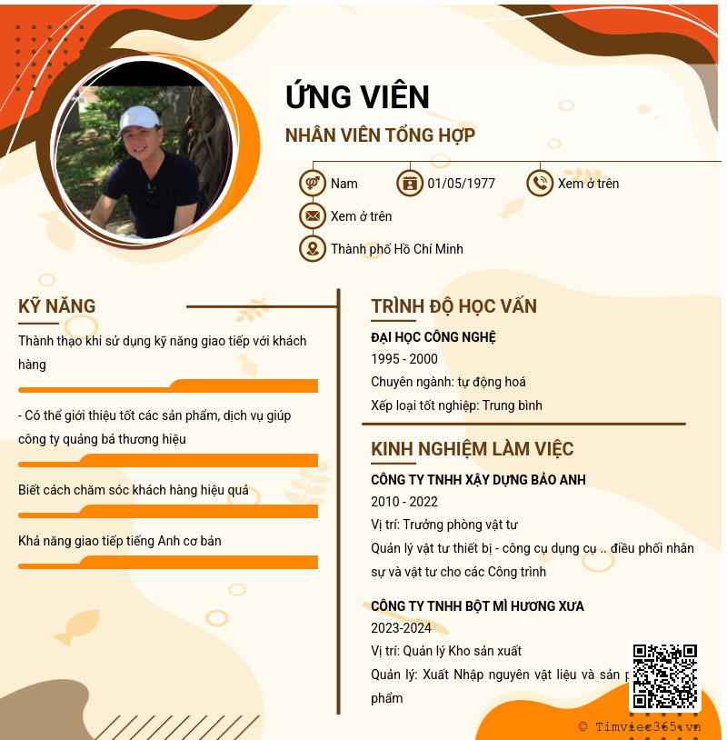 CV ứng viên