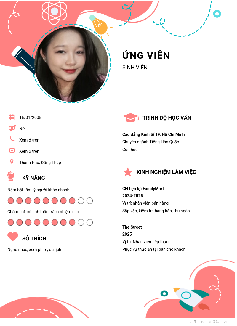 CV ứng viên