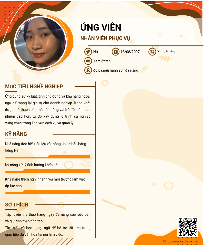 CV ứng viên