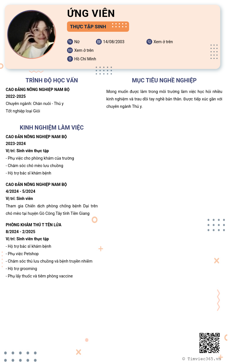 CV ứng viên