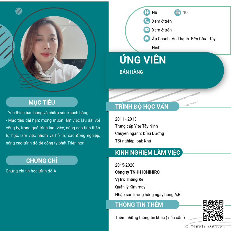 CV ứng viên