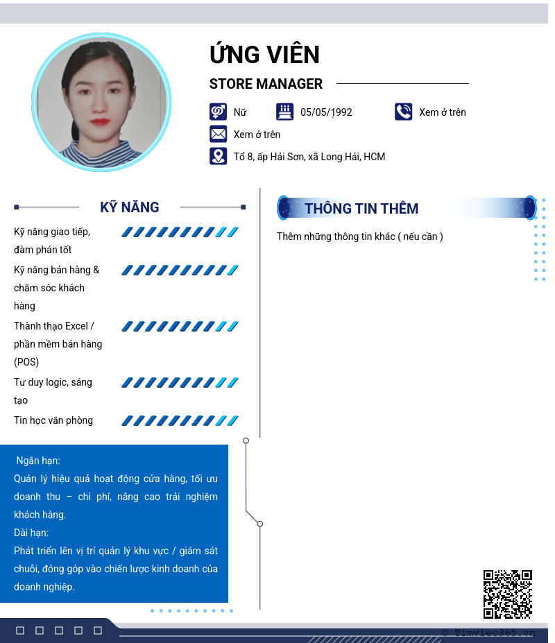 CV ứng viên