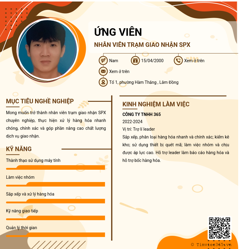 CV ứng viên