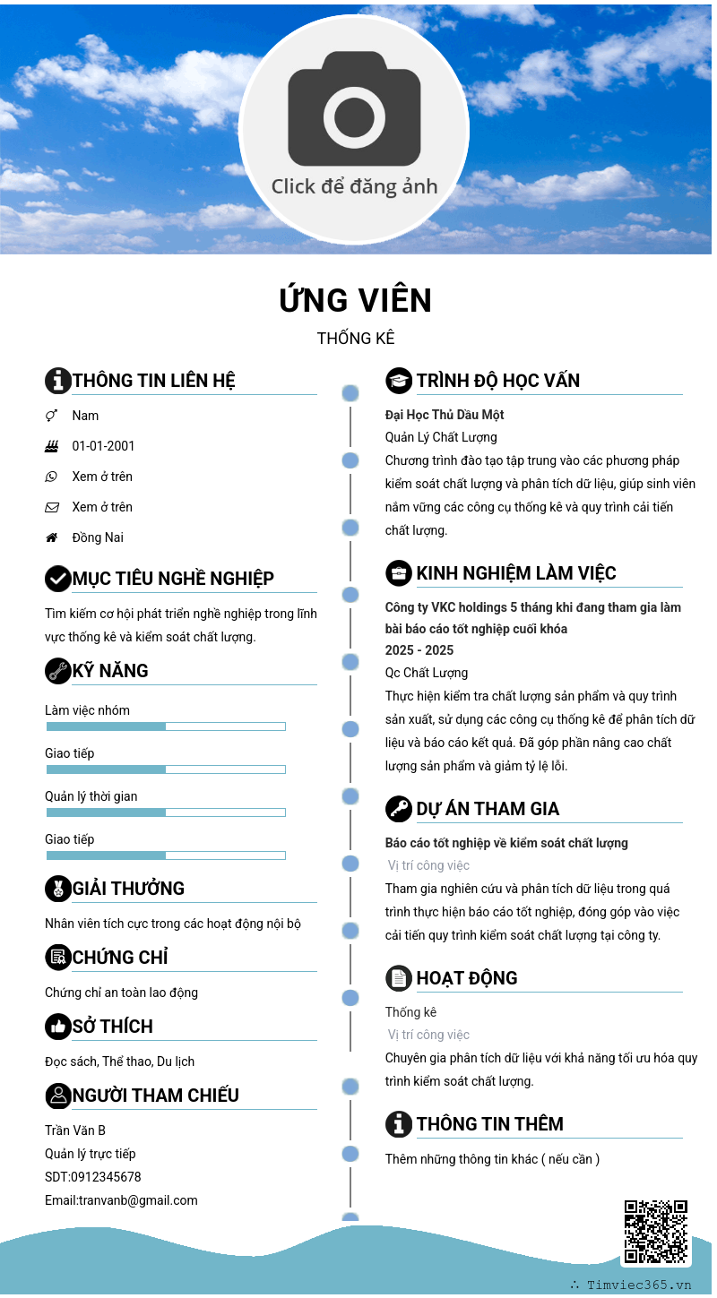CV ứng viên