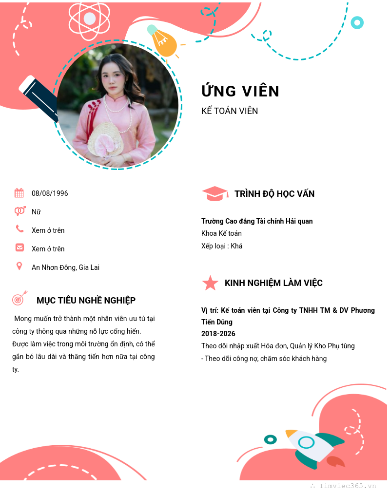 CV ứng viên