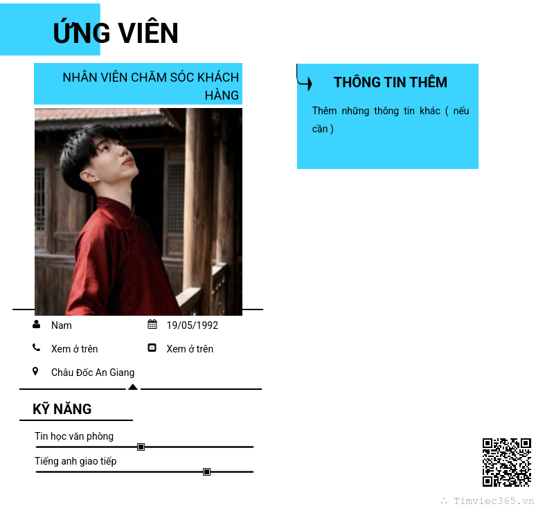 CV ứng viên