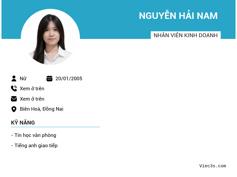 CV ứng viên