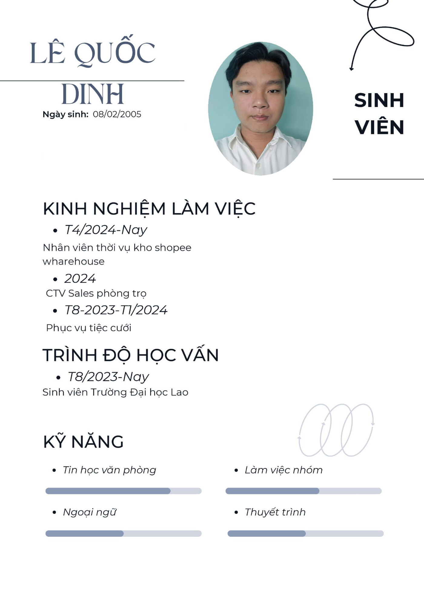 CV ứng viên